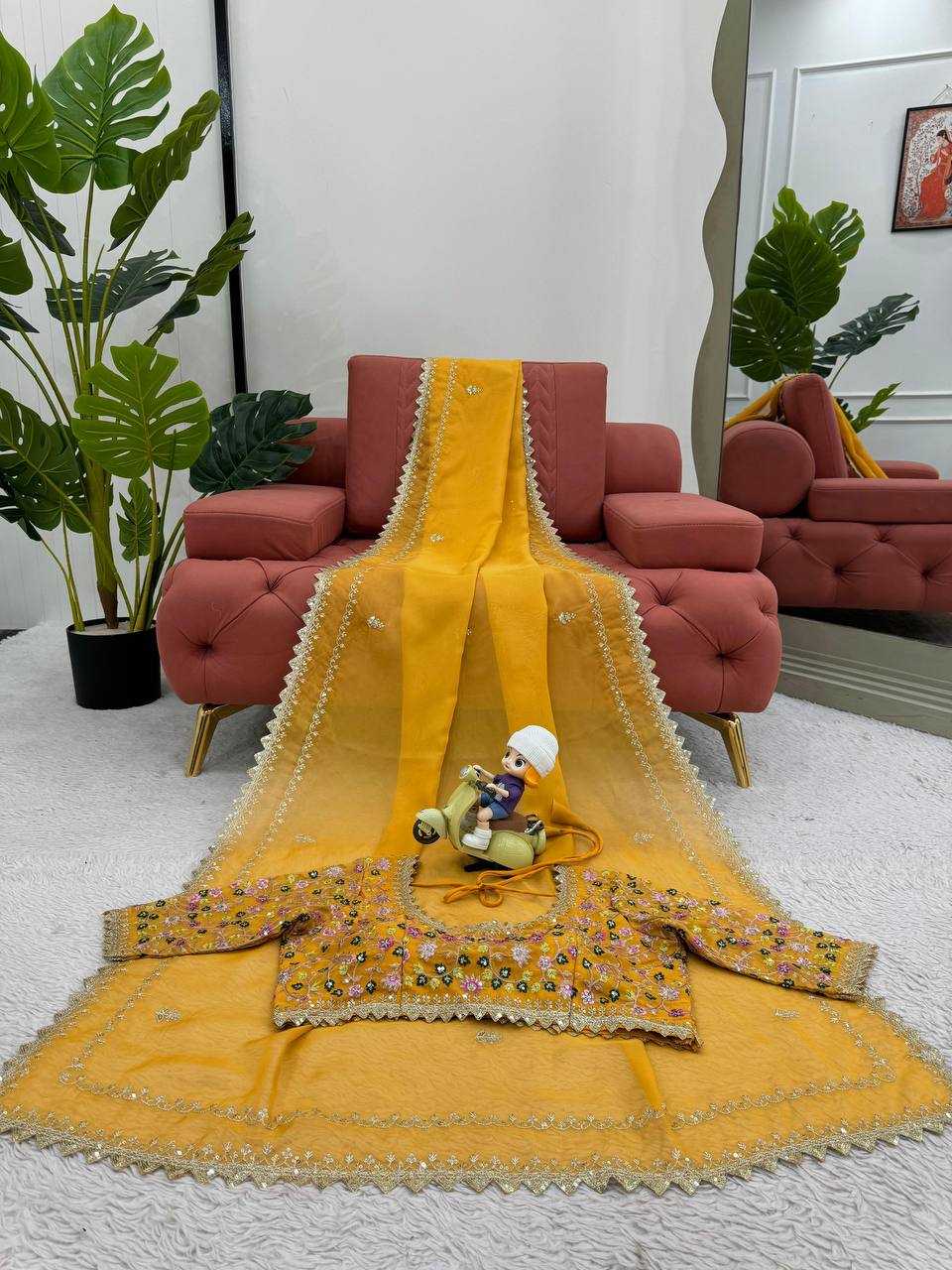 YNF TABBY SILK RIN133 497 SAREES WHOLESALE PARTY WEAR FANCY SEQUENCE RAKHI SAREES MANUFACTURER